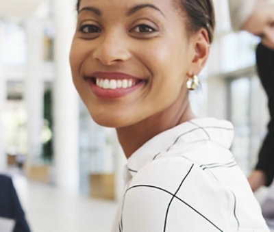 A girl with smiling face image